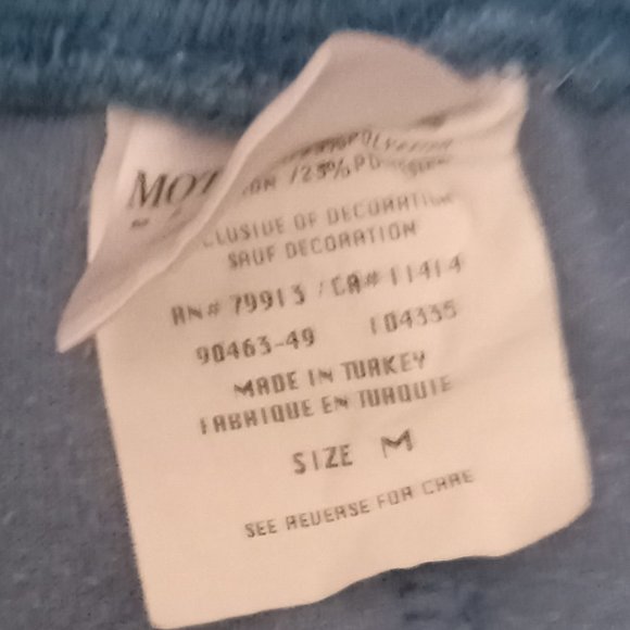 Motherhood Maternity Fuzzy Loose Pants, Casual Warm Pants Fall & Winter Size M - Picture 5 of 5